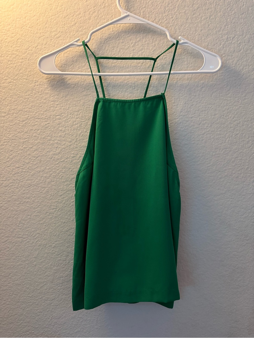 Forever 21 Green Spaghetti Strap Women's Tank Top Size Small